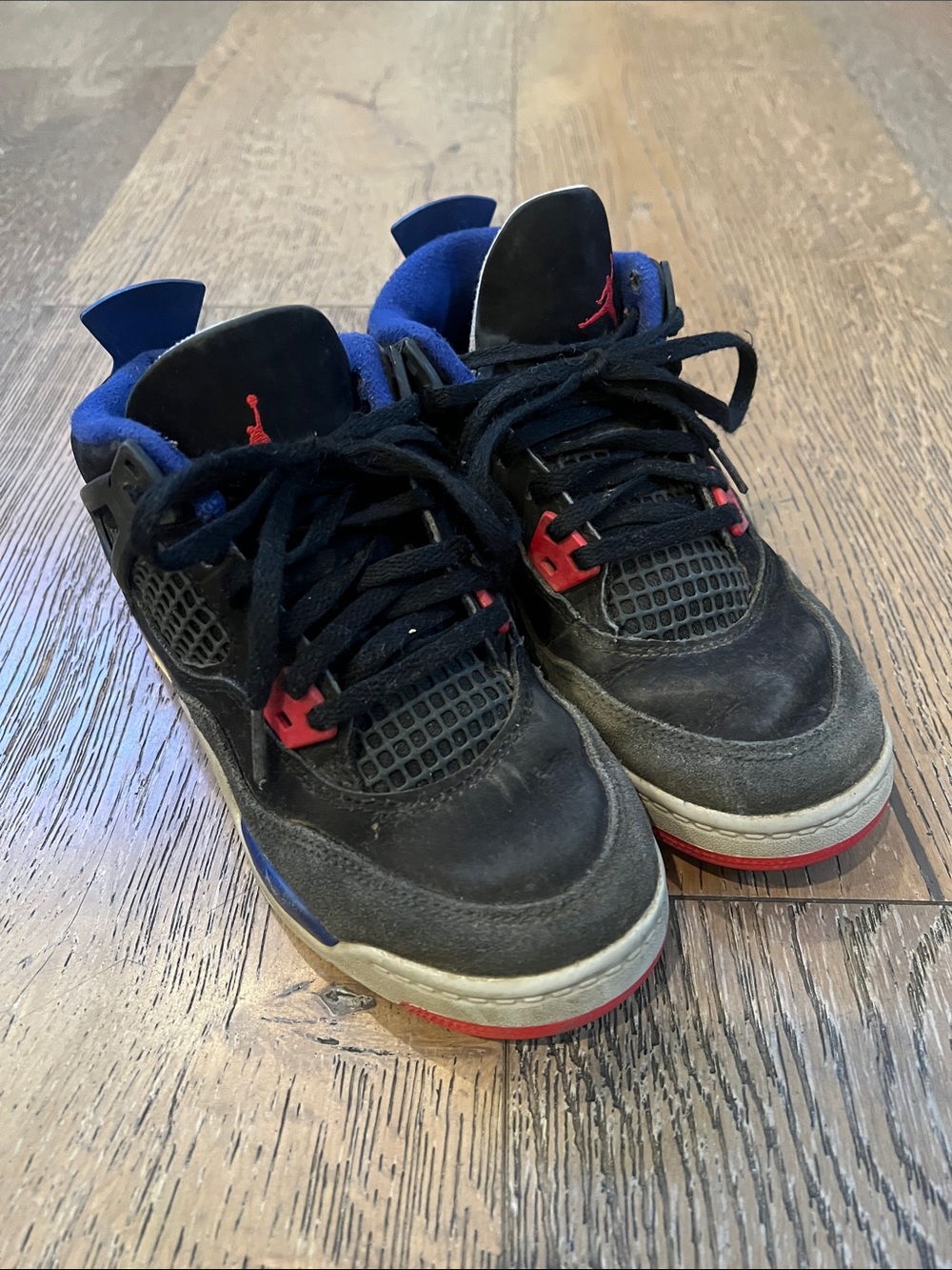 Jordan Kids Black, Red & Blue Basketball Sneakers Size 3